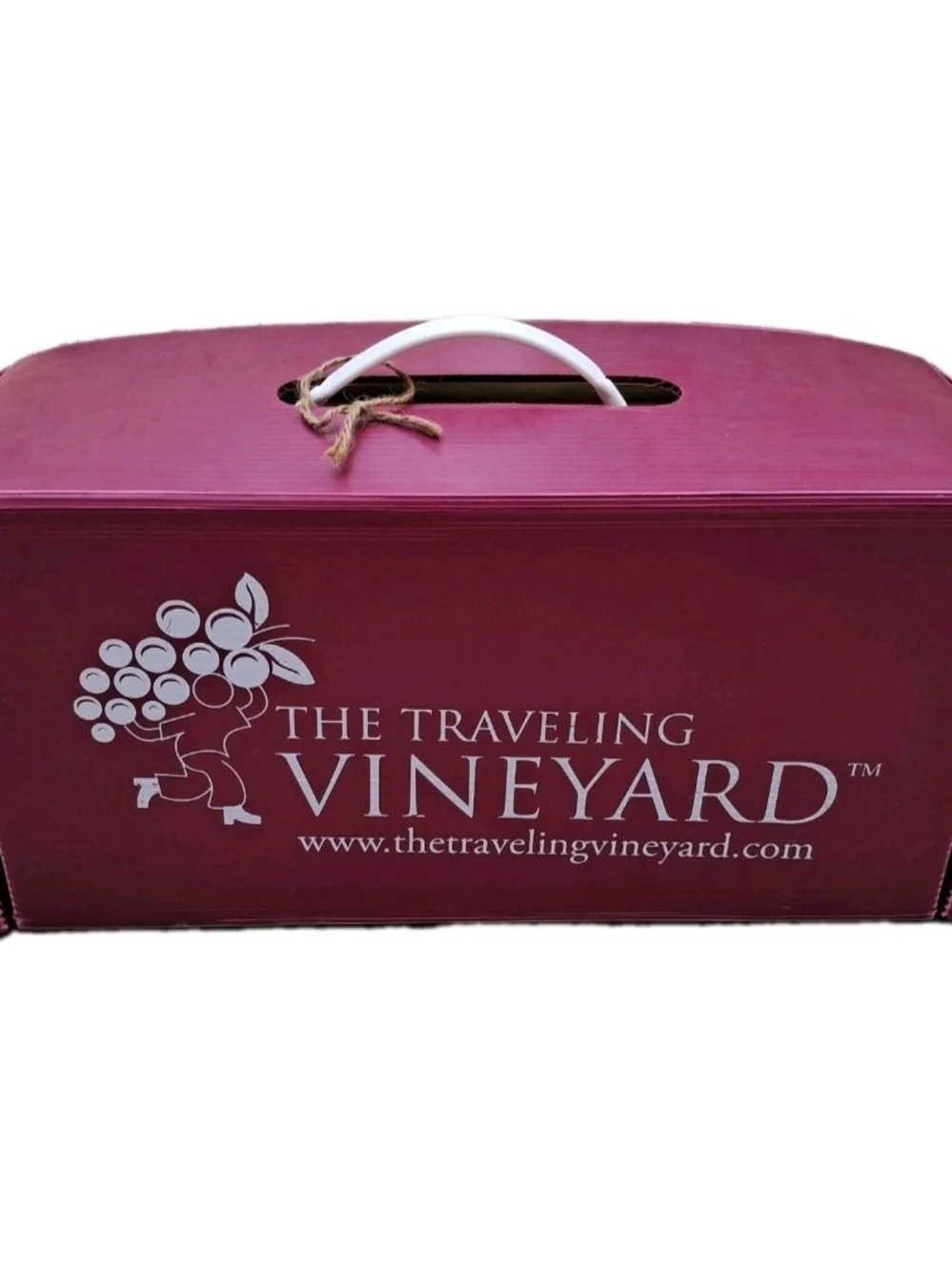 ​The Traveling Vineyard Carrying Case Set 16 Wine Glasses Tasting Guides Case